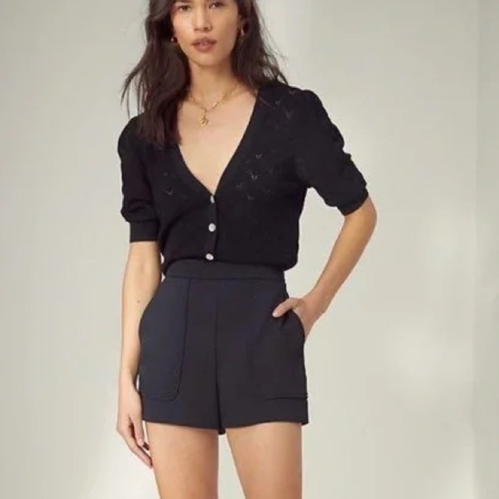 Wilfred Grey Suede Shorts XS